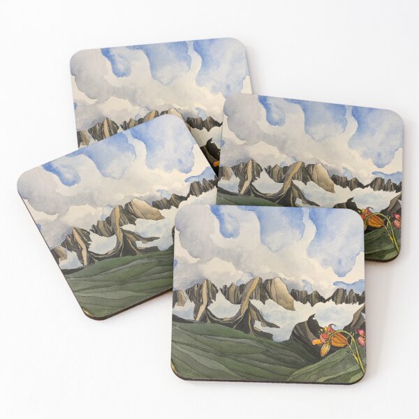 Item preview, Sawtooth Mountains with Lillies designed and sold by AutumnStock.