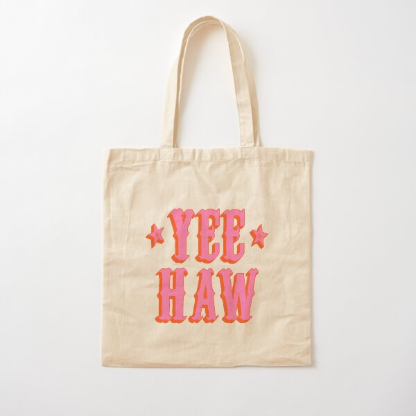 Yee Haw Cotton Tote Bag