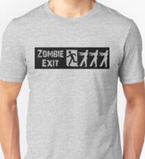 ZOMBIE EXIT SIGN by Zombie Ghetto Unisex T-Shirt