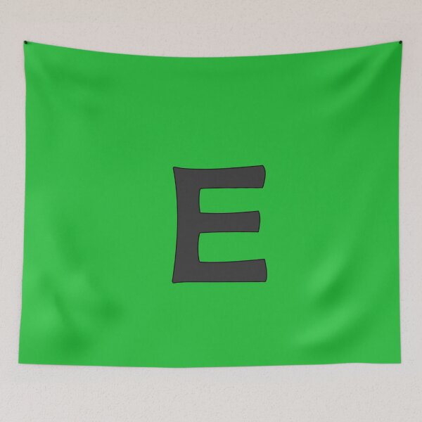Item preview, letter e black designed and sold by ZiphGames.