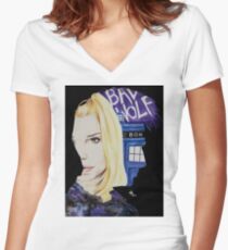 Her Name was Rose Women's Fitted V-Neck T-Shirt