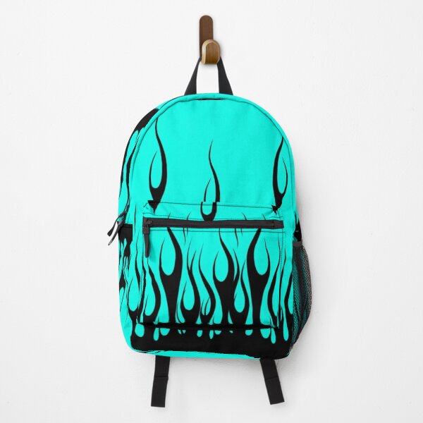 Item preview, black flames aqua designed and sold by jeiddesigns.