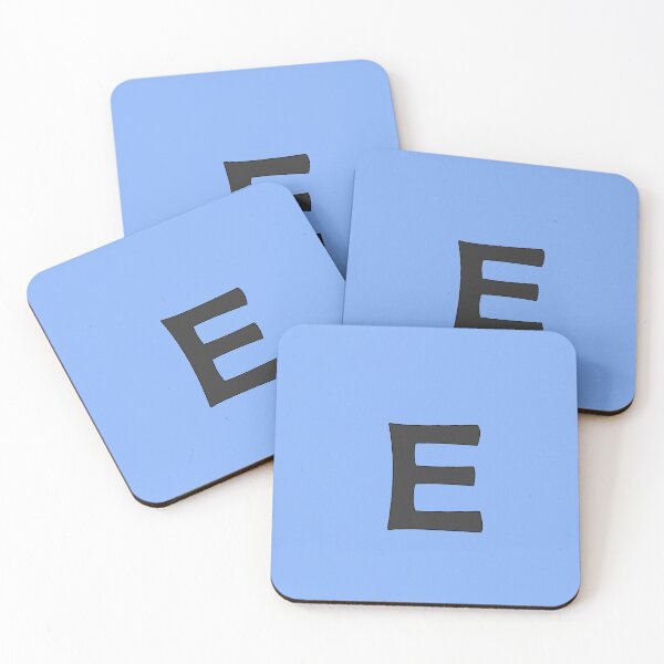 Item preview, letter e black designed and sold by ZiphGames.