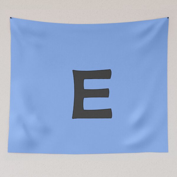 Item preview, letter e black designed and sold by ZiphGames.