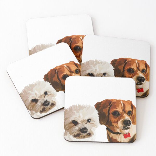Item preview, George and Weezy designed and sold by Kat's Dogs.