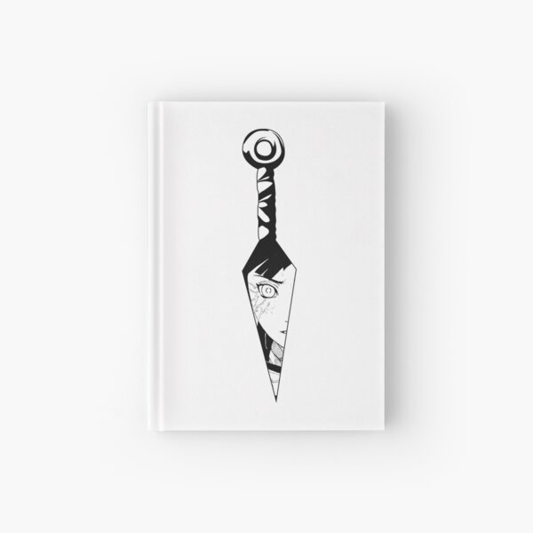 MANGA hinata kunai knife ninja Hardcover Journal