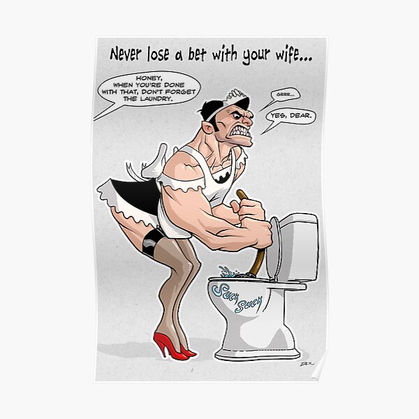 Never lose a bet to your wife Poster
