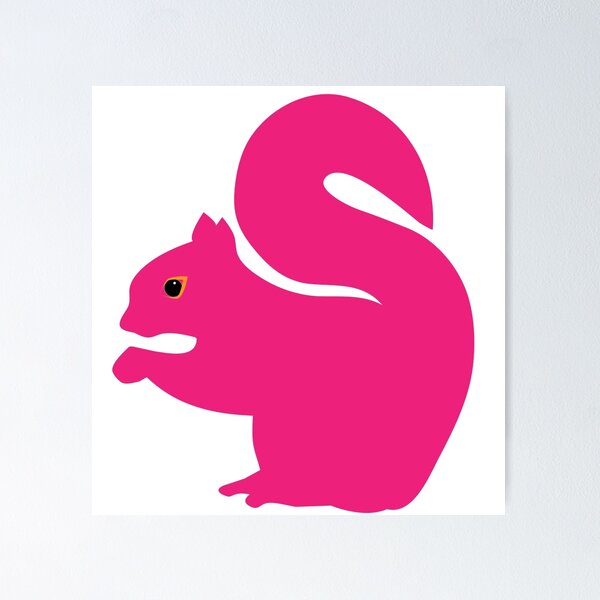 Item preview, Big Pink Squirrel designed and sold by tinyflyinggoats.