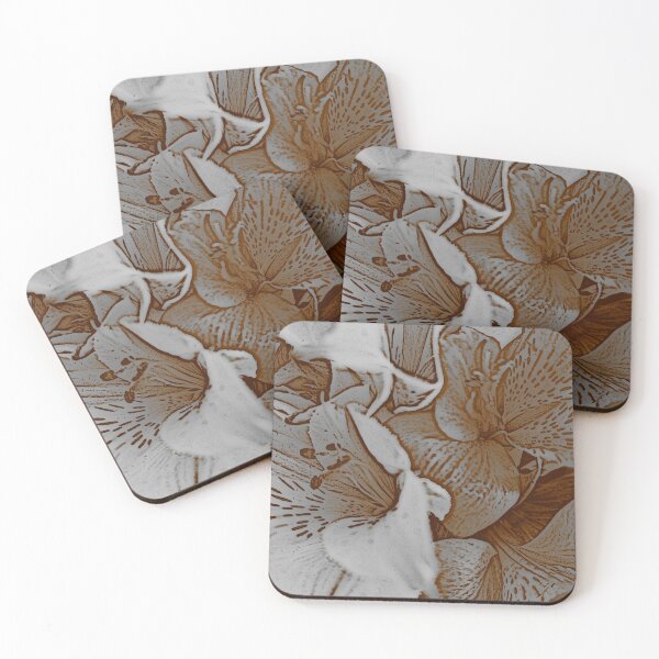 Item preview, Earthtone Abstract Floral designed and sold by Oak Mountain.