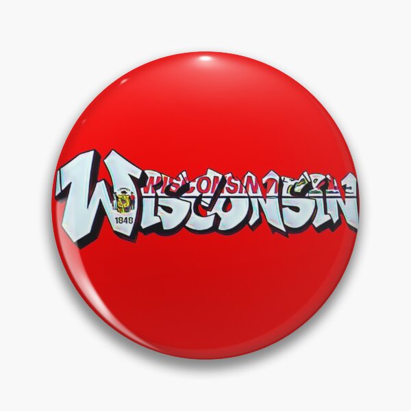 Item preview, Wisconsin Flag / License Plate Graffiti ( by Graffiti Muscle ) designed and sold by Dude  Stuff.