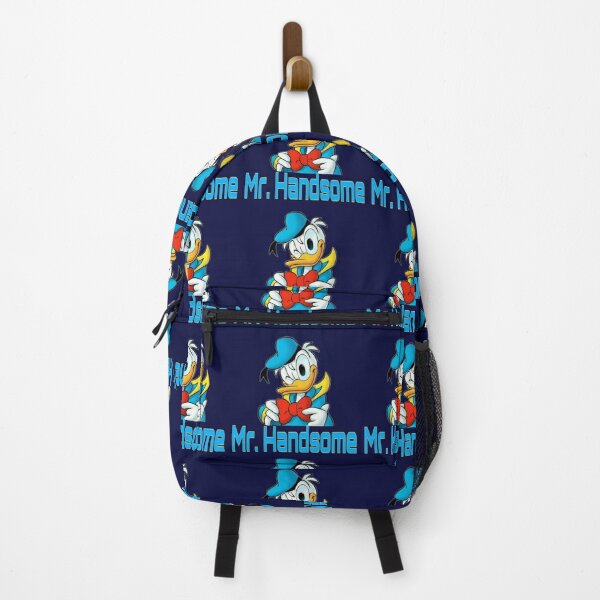 Disney Donald Duck Daisy Graffiti Canvas Backpack Rucksack School Bag Zip  Pocket Inspired by You.