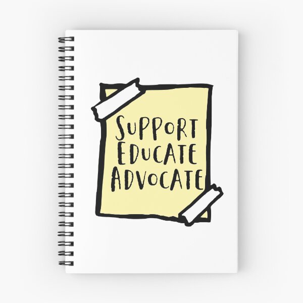 Item preview, Support Educate Advocate designed and sold by EvyStickersx.