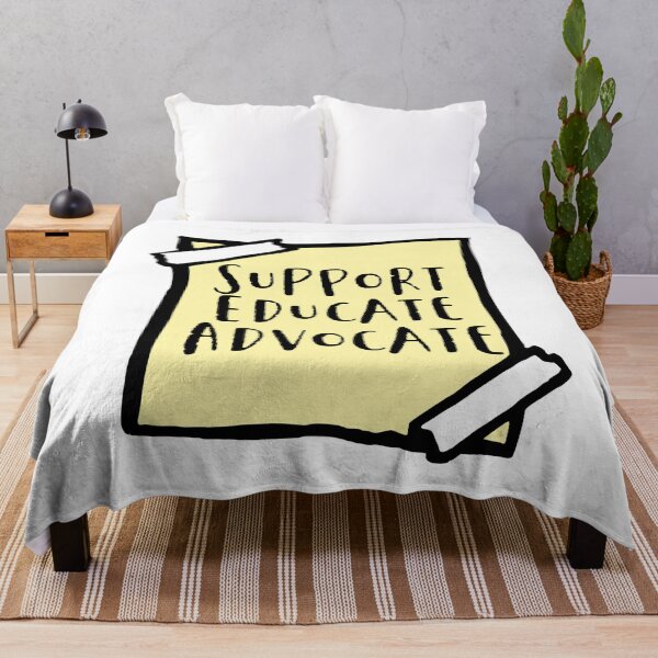 Item preview, Support Educate Advocate designed and sold by EvyStickersx.