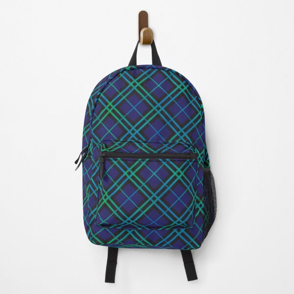 Item preview, Pretty Simple Check Pattern Stripes Shades of Blue Turquoise Green  designed and sold by GDCdesigns.