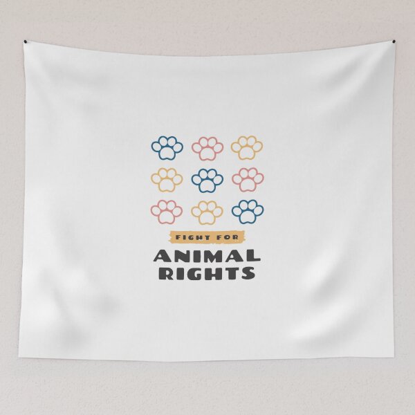 Item preview, Colorful Paws Illustrated Animal Protection Advocacy and Cause T-Shirt designed and sold by ParisShop.