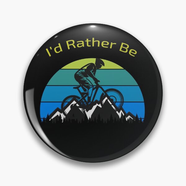 Item preview, I'd Rather Be Mountain Biking designed and sold by HeatherPore.