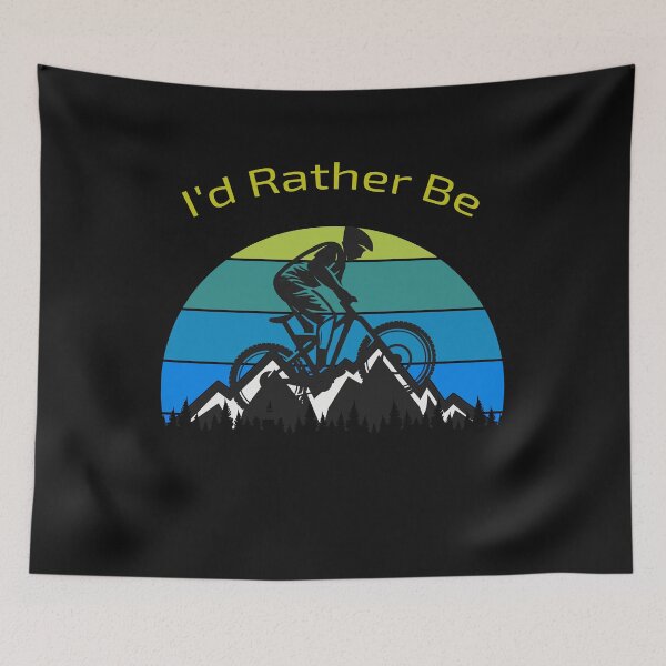 Item preview, I'd Rather Be Mountain Biking designed and sold by HeatherPore.