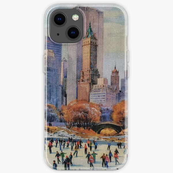 Winter in Central Park, New York, Manhattan iPhone Soft Case