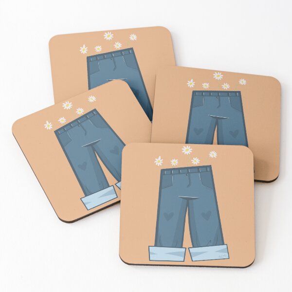 Item preview, Mom Jeans with daisies  designed and sold by Doodze.