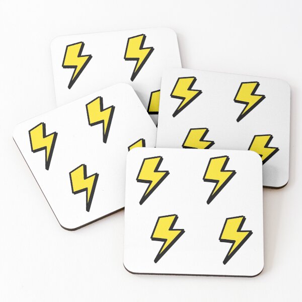 Item preview, Yellow graphic lightning bolt  designed and sold by ShadowstarArt.