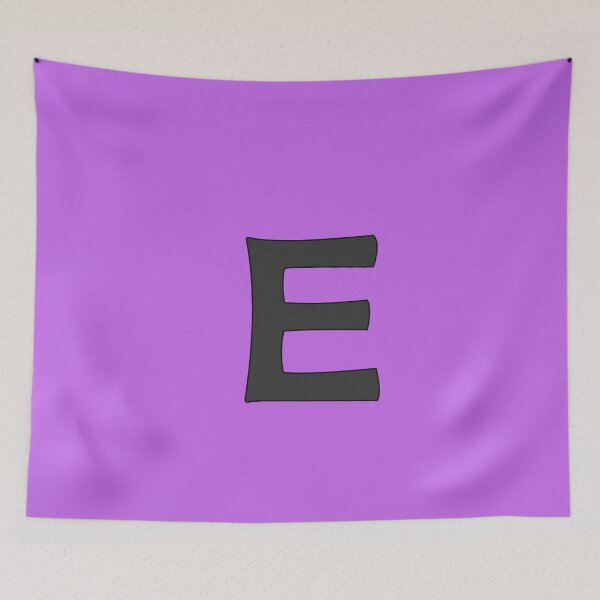 Item preview, letter e black designed and sold by ZiphGames.