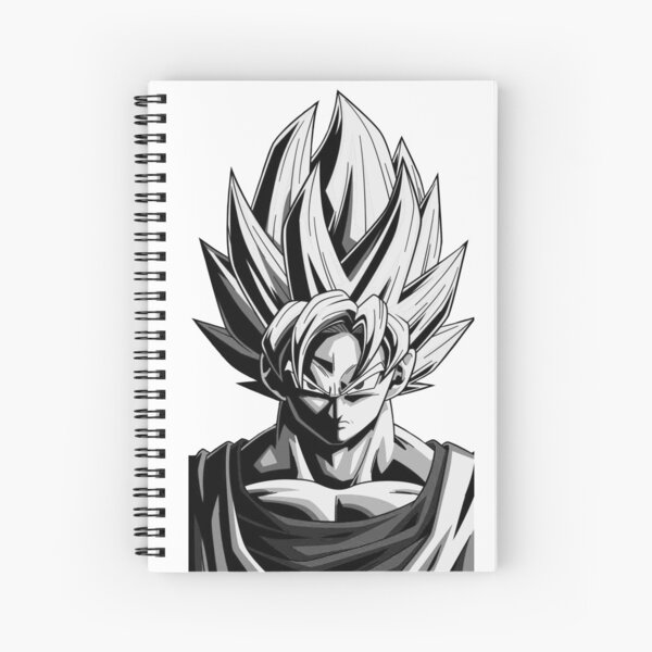 Goku SSJ2  Spiral Notebook for Sale by K90Art