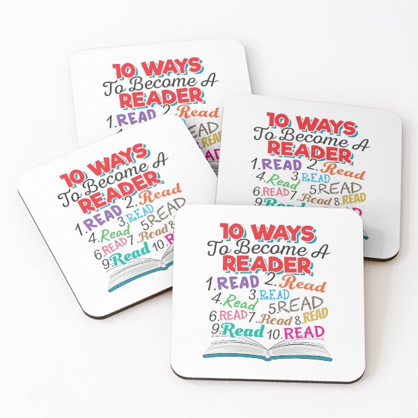 Item preview, Book Lover 10 Ways to Become a Reader Quote designed and sold by BestTrendyChoices.