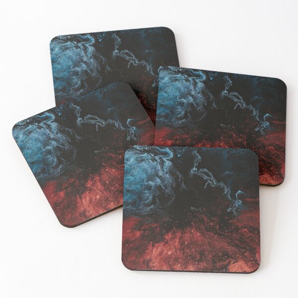 Item preview, Blue and Red Abstract  designed and sold by Trendytstore.