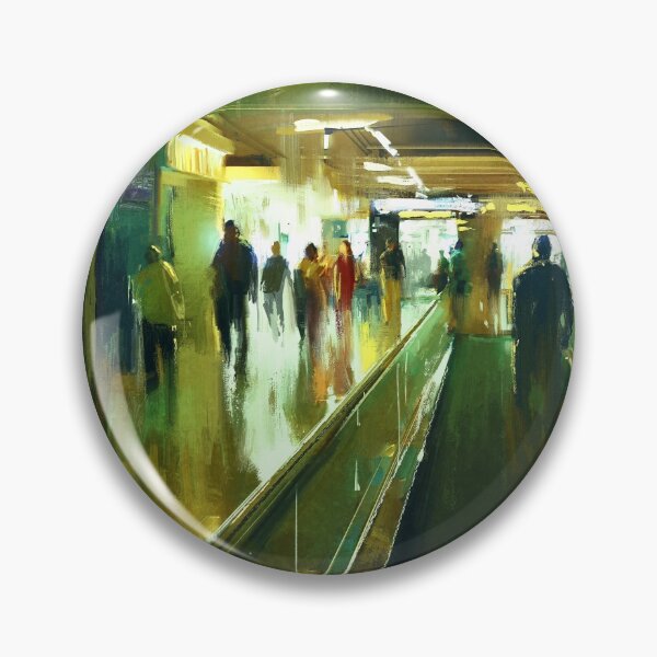 Item preview, People Walking in the Terminal designed and sold by Ethiyo.