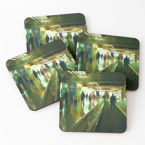 Item preview, People Walking in the Terminal designed and sold by Ethiyo.