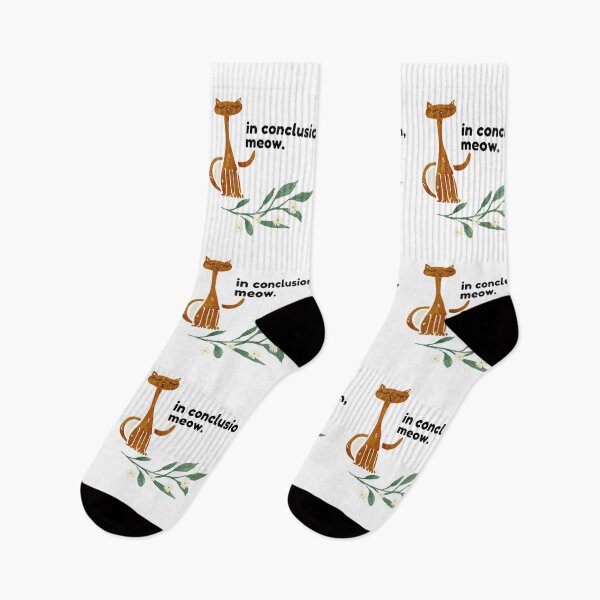 Item preview, In conclusion, meow.  designed and sold by cutecatsclub.