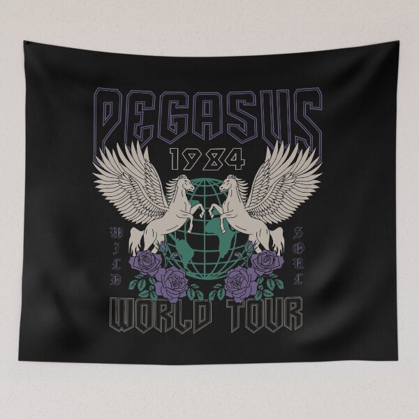Item preview, Pegasus Rock Print Wire World designed and sold by Ermedas Studio.