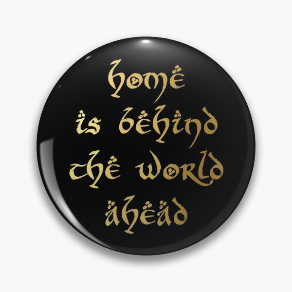 Item preview, Home is Behind The World Ahead Gold designed and sold by Carla Perry.