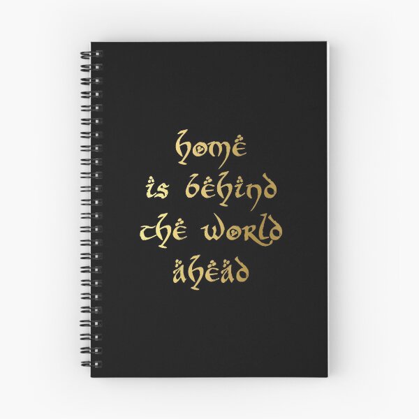 Item preview, Home is Behind The World Ahead Gold designed and sold by Carla Perry.