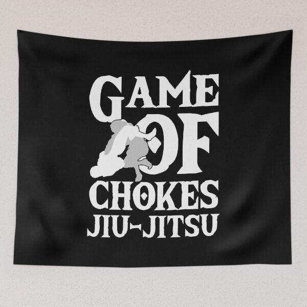 Item preview, Gift idea Jiu Jitsu a game of chokes designed and sold by Nessshirts.
