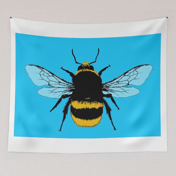 Item preview, Bee Mine - Blue designed and sold by Gary Hogben.