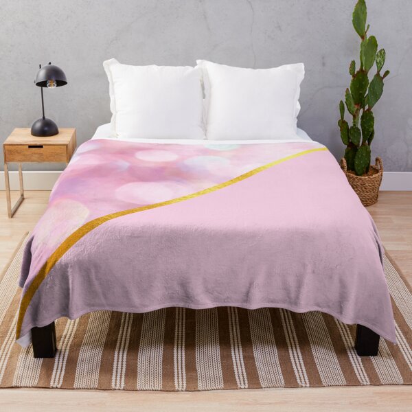 Item preview, Pink and gold abstract bubbly designed and sold by ColorsHappiness.