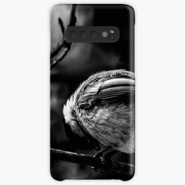 Chickadee in Black & White Samsung Galaxy Snap Case