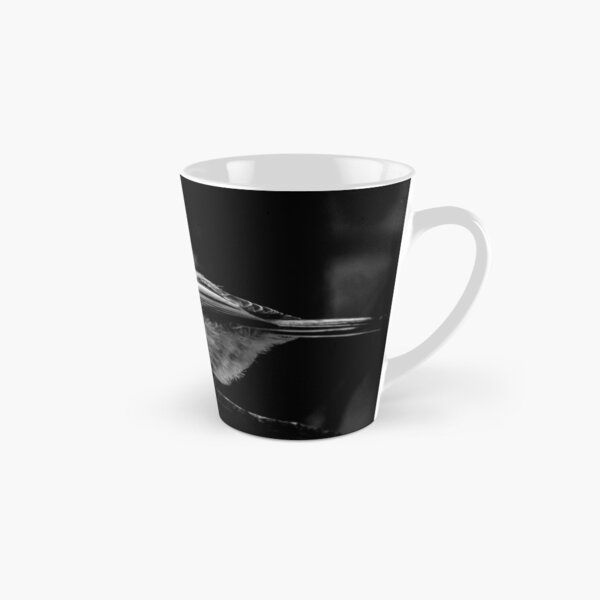 Chickadee in Black & White Tall Mug