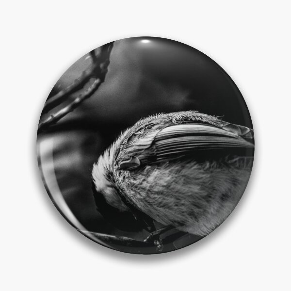 Item preview, Chickadee in Black & White designed and sold by CanadianWild418.