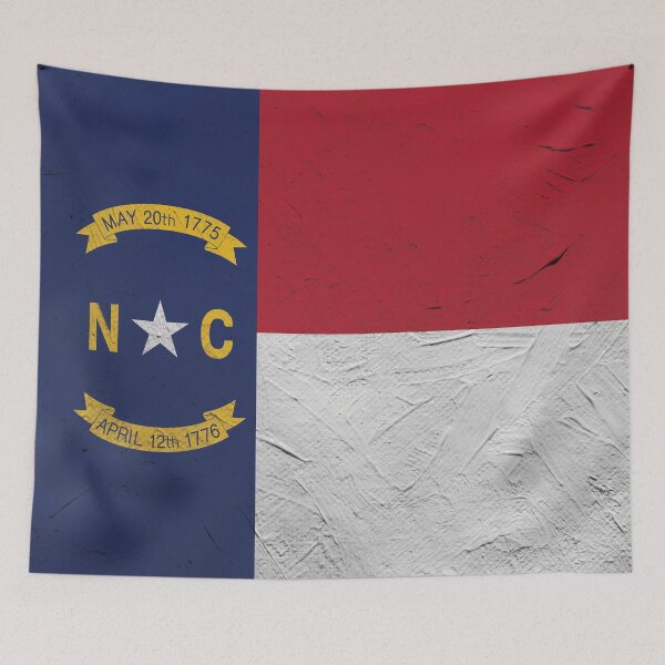 Item preview, North Carolina Flag Wall designed and sold by TRowanDesign.