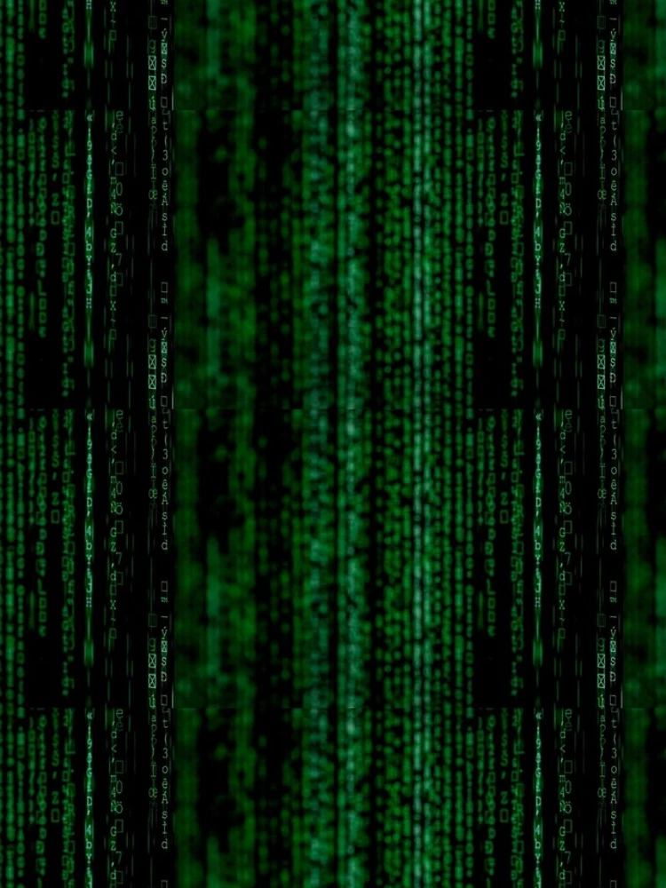 Thumbnail 4 of 4, iPhone Case, Matrix Computer Data pattern designed and sold by deesnutz69.