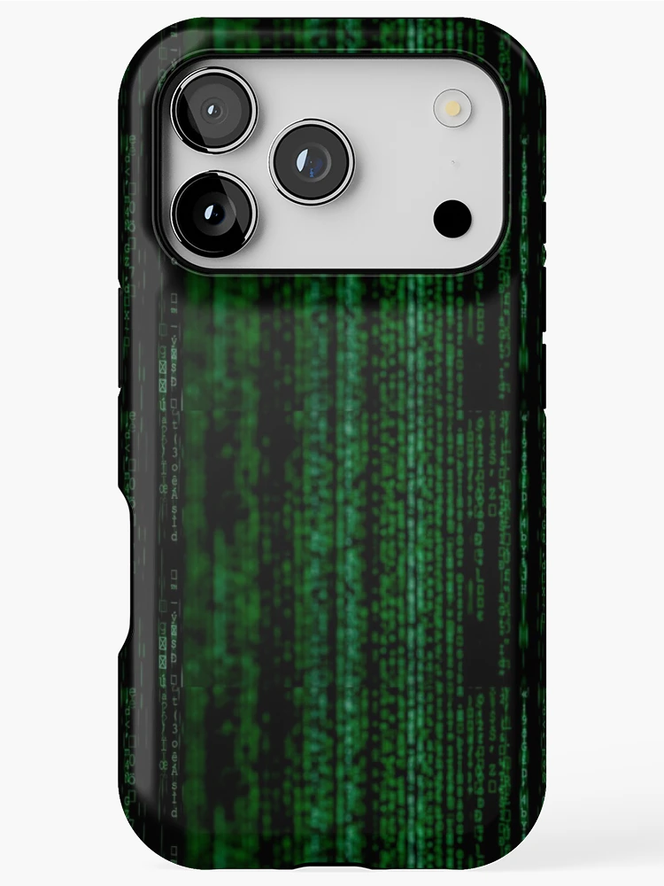Thumbnail 1 of 4, iPhone Case, Matrix Computer Data pattern designed and sold by deesnutz69.
