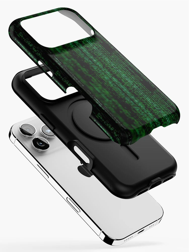 Thumbnail 2 of 4, iPhone Case, Matrix Computer Data pattern designed and sold by deesnutz69.