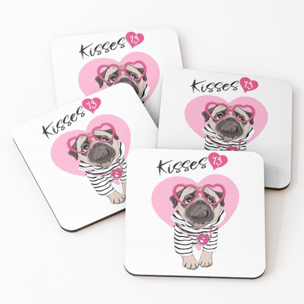 Item preview, Adorable Pug Puppy Kisses designed and sold by Borislav Shekerdzhiyski.