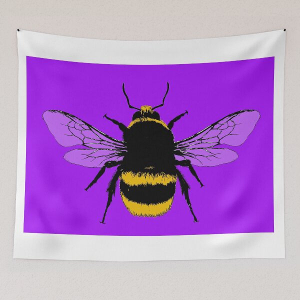 Item preview, Bee Mine - Purple designed and sold by Gary Hogben.