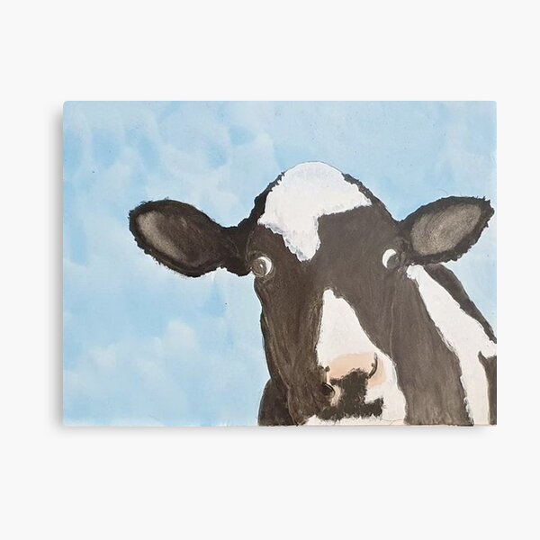 Wonky Cow Metal Print