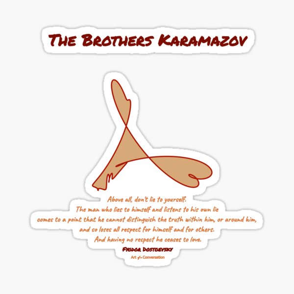The Brothers Karamazov Sticker