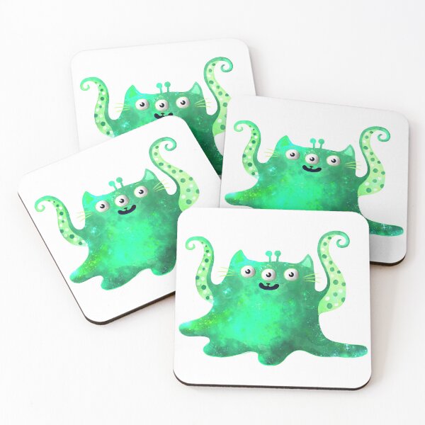 Item preview, Alien Halloween Cat designed and sold by MugsMe.