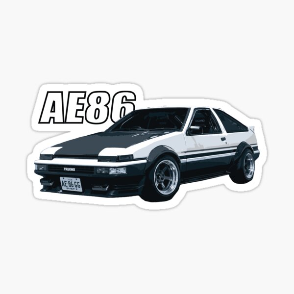 Initial D - AE86 Toyota Trueno Sprinter Sticker for Sale by